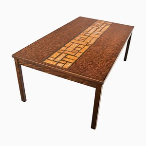 Brutalist Copper-Plated Coffee Table, 1970s