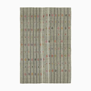 Tapis Kilim Anatolien Gris