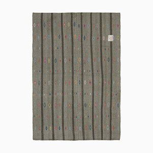 Tappeto Kilim anatolico grigio