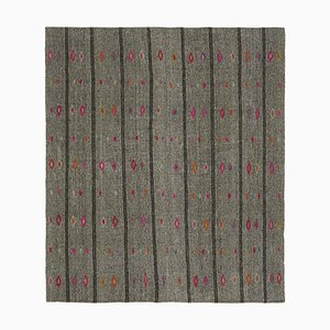 Grey Anatolian Kilim Rug