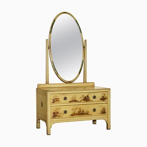 Vintage Chinese Dressing Table with Mirror