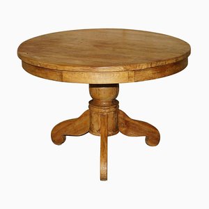 Rustic English Oak Dining Table, 1900