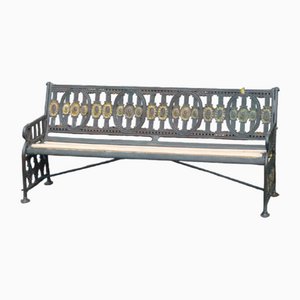 19th Century Cast Iron Bench by Christopher Dresser for Coalbrookdale