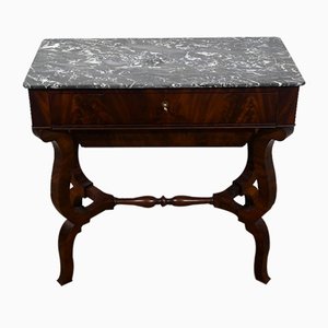 Restoration Period Worker Mahogany Console Table, Early 19th Century