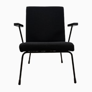 Black Model 1407 Lounge Chair by Wim Rietveld and A.R. Cordemeyer from Gispen, 1950s