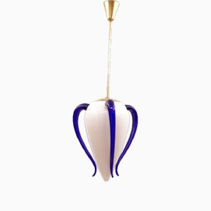 Vintage Model Venexiana Chandelier in Murano Glass by Marco Mencacci for Barovier & Toso, 1990s
