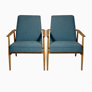 Vintage Armchairs by Henryk Lis, 1960, Set of 2