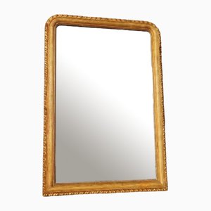 Large Louis Philippe Mirror in Golden Frame