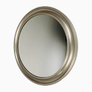 Miroir Narciso Rond en Acier par S. Mazza pour Artemide, 1970s