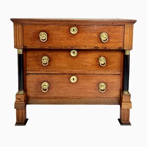 Empire Dutch Oak Chest of Drawers, 1830s