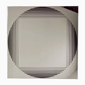 Quadratischer Brama Spiegel von Gianni Celada für Fontana Arte, 1970er