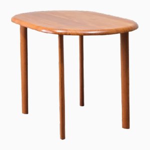 Small Mid-Century Danish Teak Dining Table by Niels Bach for A/S Niels Bach, 1970s