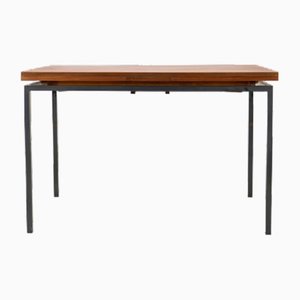 Mid-Century Modern Dining Table in Teak and Metal, 1960s