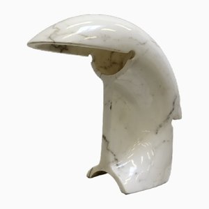 Biagio Tischlampe aus Marmor von Carlo Scarpa für Flos, 1970er