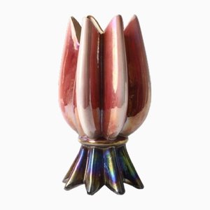 Mid-Century Italian Lustre Glaze Vase from Sicas, 1950s