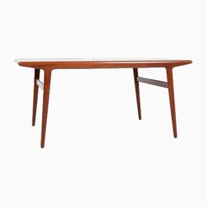 Mid-Century Danish Extendable Dining Table in Teak attributed to Niels Otto Møller, 1960s
