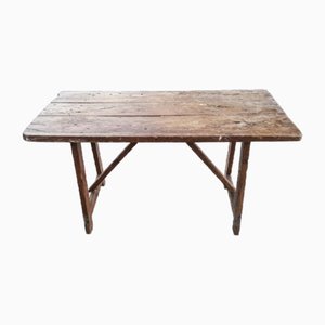 Table Rustique en Bois, 1900s