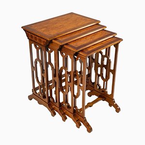 Art Nouveau Gigognes Tables, Set of 4