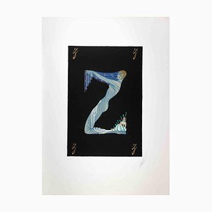 Erté, Letter Z, 1970s, Lithograph