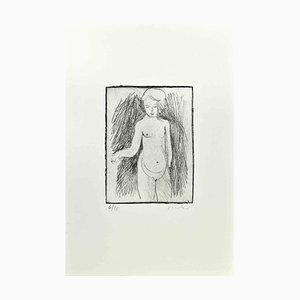 Enotrio Pugliese, Nude, Radierung, 1963