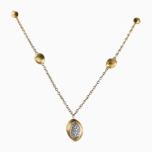 Gold Chain with Pendant and Diamonds by Marco Bisego, 2000s