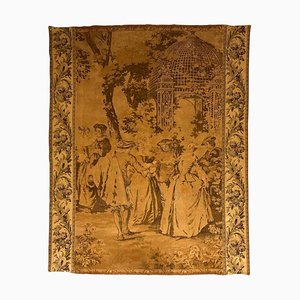 Antique French Aubusson Jaquar Tapestry, 1890s