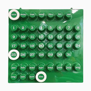 Postmodern Italian Wall Perpetual Calendar by Della Beffa for Ring a Date, 2000s