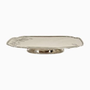 Art Deco Centrepiece Platter in Sterling Silver from Mappin & Webb, 1930s