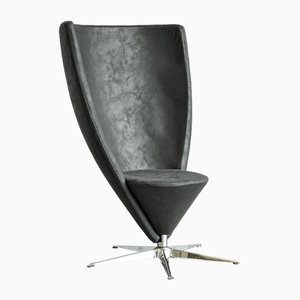 Conoid Lounge Chair in Grey