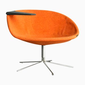 Moment Lounge Chair in Orange by Khodi Feiz for Offect