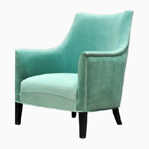 Vintage Armchair with Mint Fabric