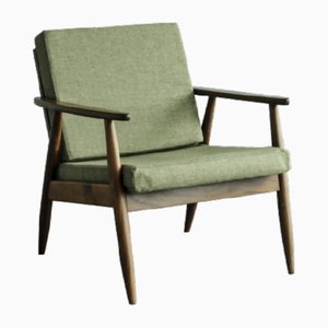 Mid-Century Green Armchair