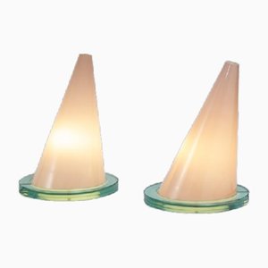 Lampes Oz de Fontana Arte, 1981, Set de 2