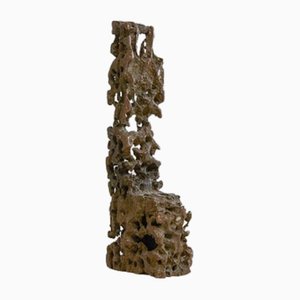 Urano Palma, Thron Skulptur, 1970er, Bronze