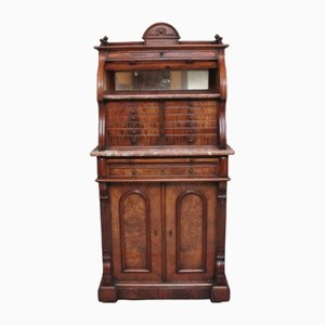 Dekorativer Zahnarztschrank aus Nusswurzelholz, 1860er, 19. Jh