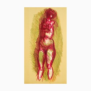 Ennio Morlotti, Femme Nue, 1973, Lithographie