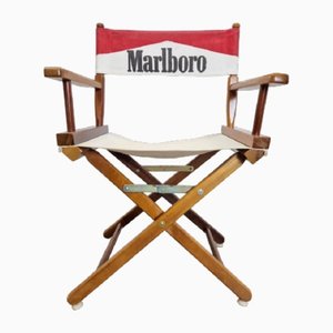 Vintage Marlboro Racing Directors Folding Chair, 1970s