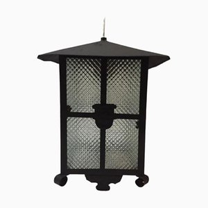 Antique Lantern Hanging Lamp, 1890s