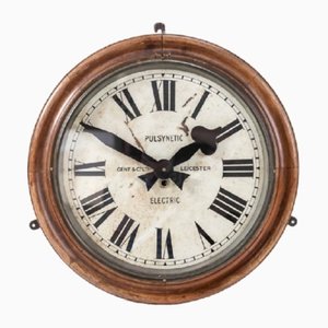 Große Uhr aus Holz von Gents of Leicester, 1920er