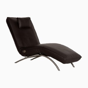 Brown Leather Jonas Lounge Chair from Koinor