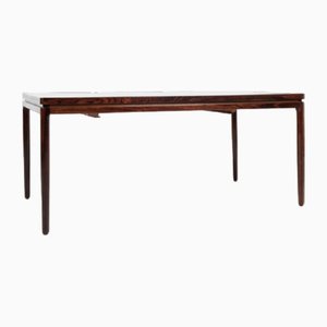 Mid-Century Danish Extendable Dining Table in Rosewood attributed to Christian Linneberg 1960s