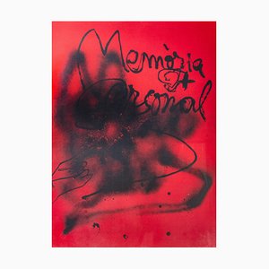 Antoni Tàpies, Memoria Personal, Lithographie, 1988