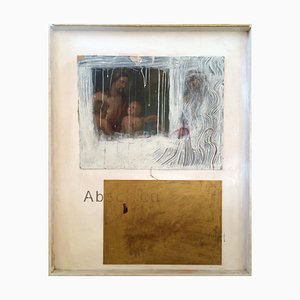 Peter Hofmann Gir, Abschied, 2008, Collage & Copper on Wood