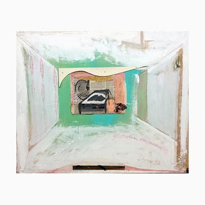 Peter Hofmann Gir, Hiroshima, Mon Amour, 2020, Collage en madera