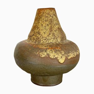 Vaso Fat Lava multicolore 816-1 in ceramica attribuito a Ruscha, anni '70