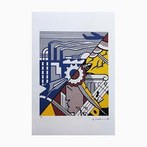 Roy Lichtenstein, Industry and the Arts (II), 1980s, Original Lithograph