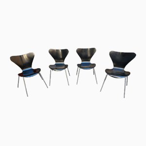 Stackable Model Seven 3107 Desk Chair by Arne Jacobsen for Fritz Hansen, 1970s