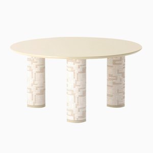 A Round 70 Table by Ludovica+Roberto Palomba for Purho Murano