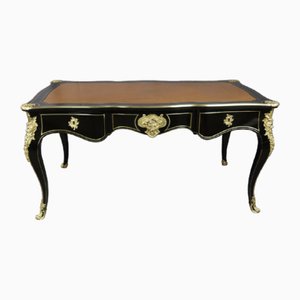 Bureau Louis XV en Bois Noirci