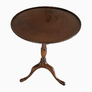 George III Circular Lamp Table in Mahogany, 1800s